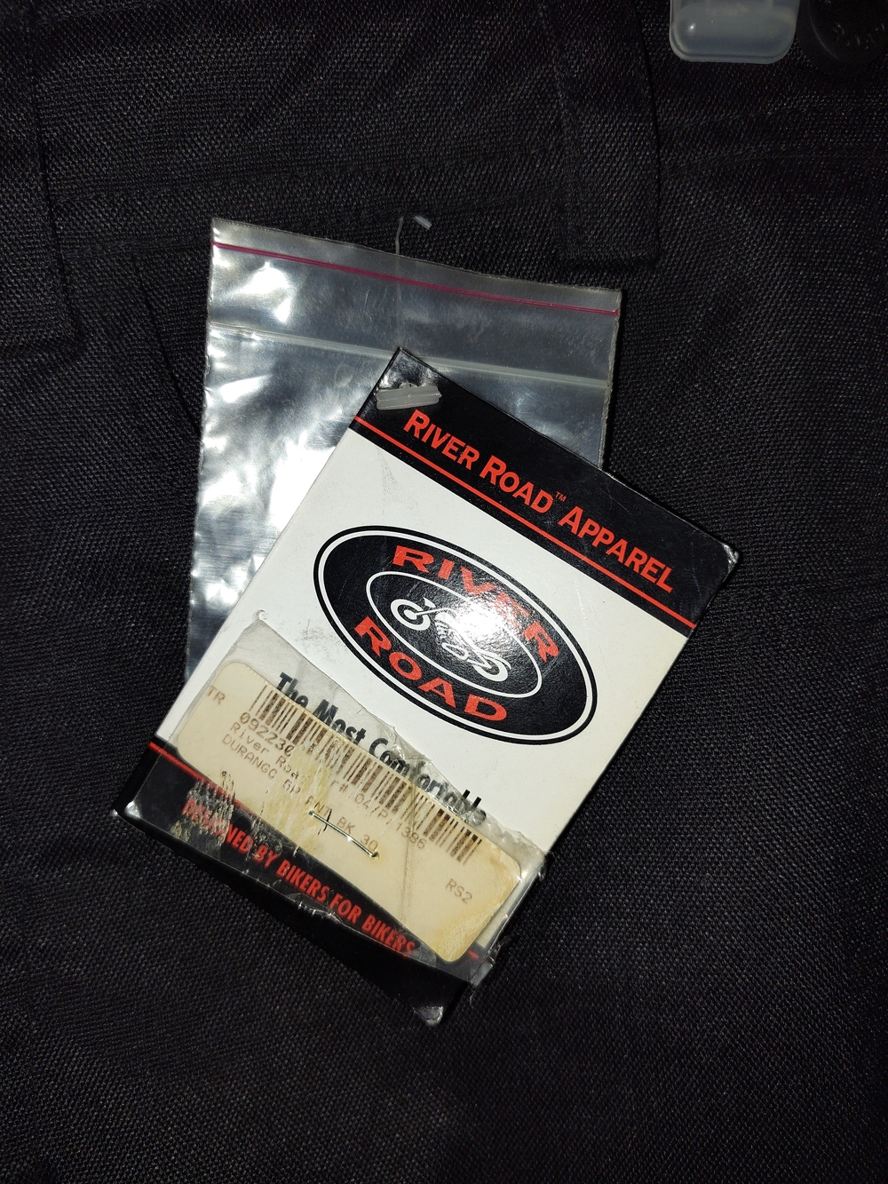 Men's Black Nylon Motorcycle Pants with Adjustable Ankles - Picture 3 of 7